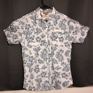 Button Up, Casual, Short Sleeve Shirt